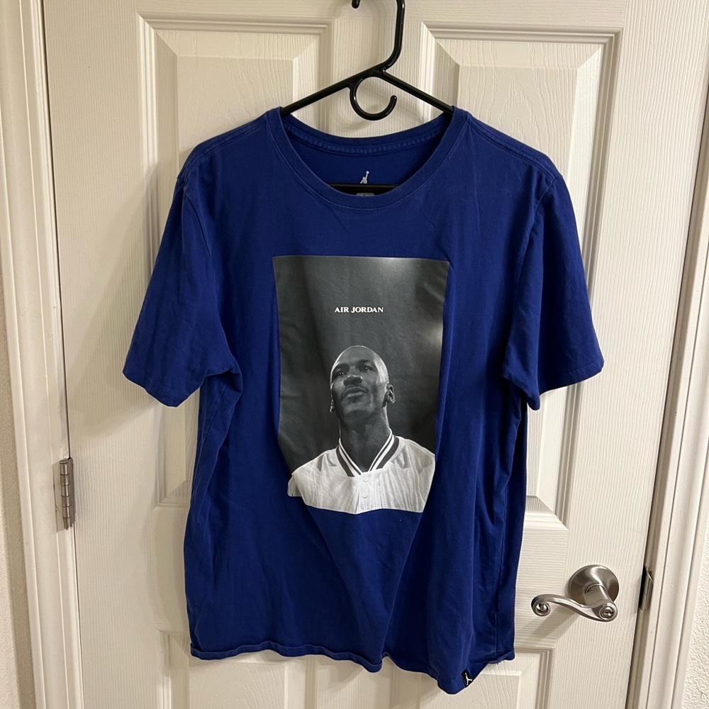 Blue Air Jordan Michael Jordan Graphic Short-Sleeve Tee